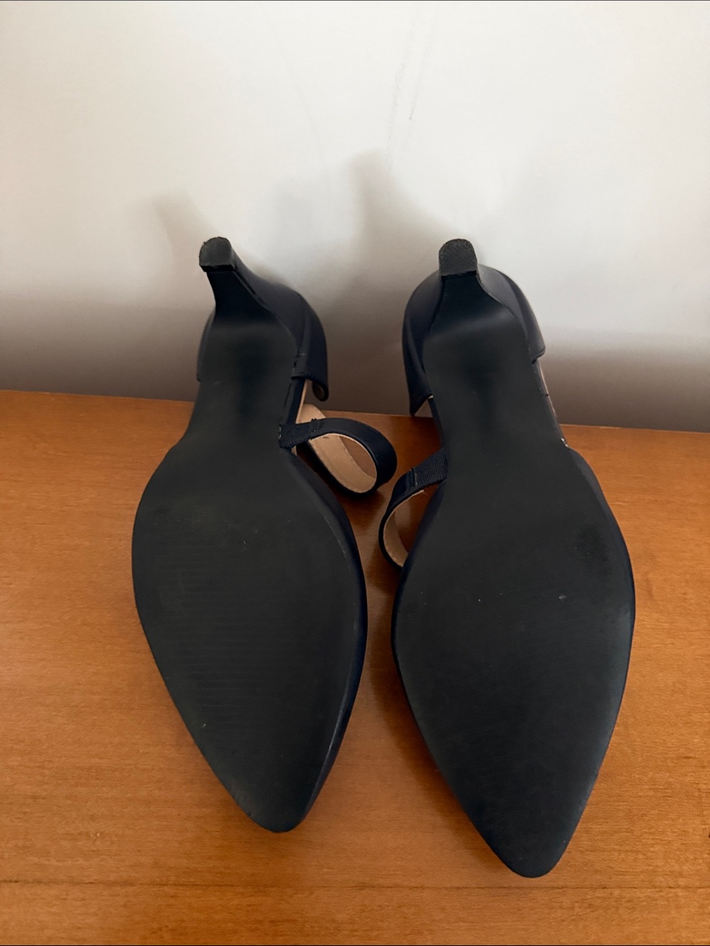 Journee Collection Navy Heels Tillis Pumps Dexflex - Picture 6 of 6
